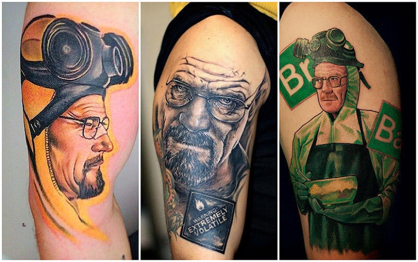 Tatuajes increíblemente realistas de Walter White