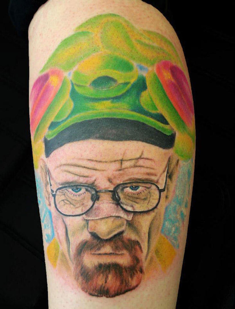 Tatuajes increíblemente realistas de Walter White