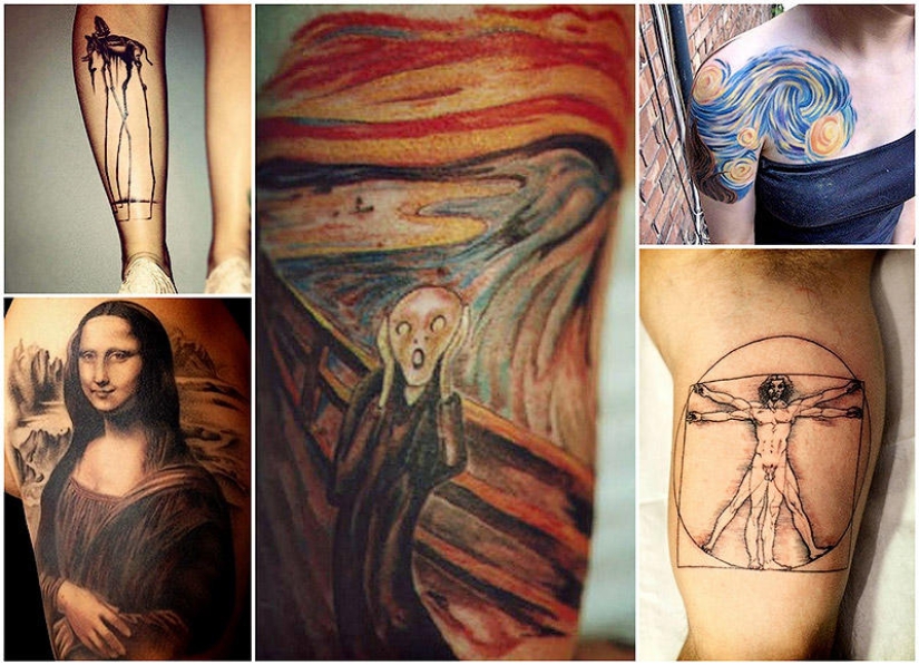 Tatuajes inspirados en obras de arte Tatuajes inspirados en obras de arte