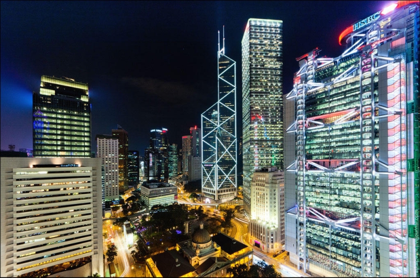 Techadores en Hong Kong