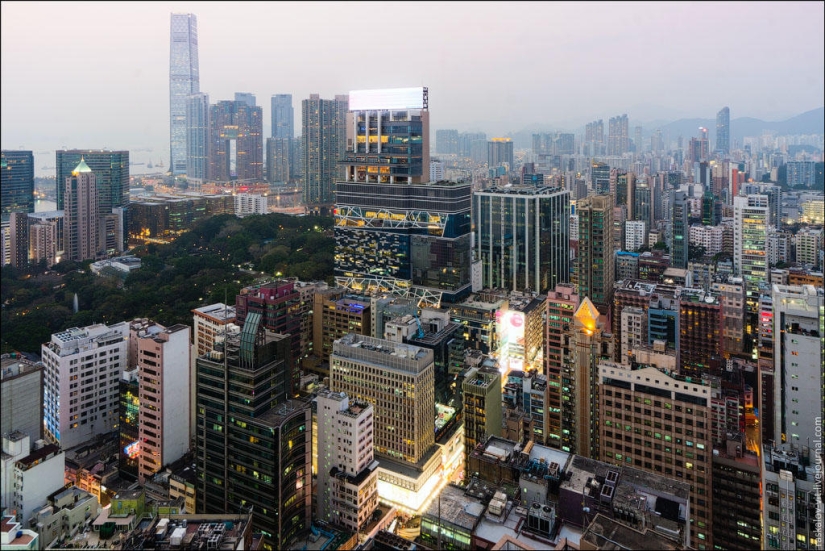 Techadores en Hong Kong