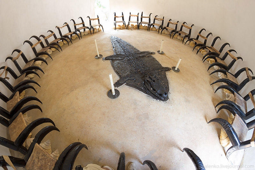 Temple of Death. The black house of Baan Si Dum. Northern Thailand