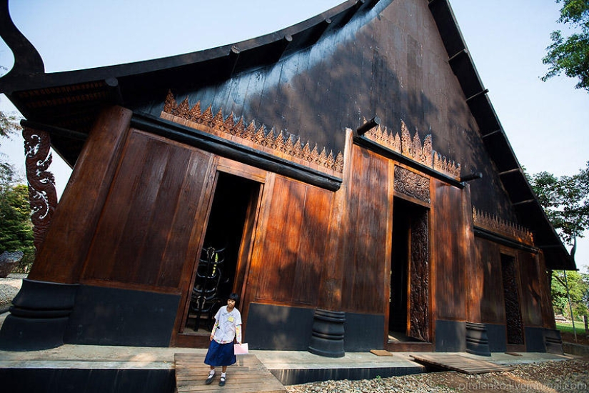 Temple of Death. The black house of Baan Si Dum. Northern Thailand