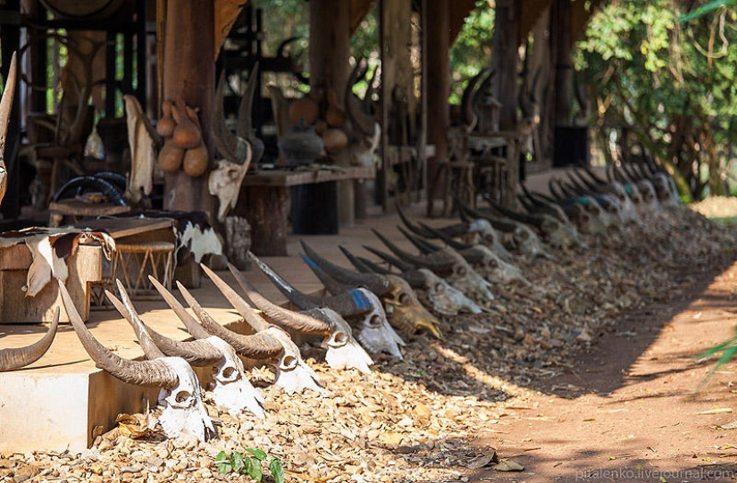 Temple of Death. The black house of Baan Si Dum. Northern Thailand