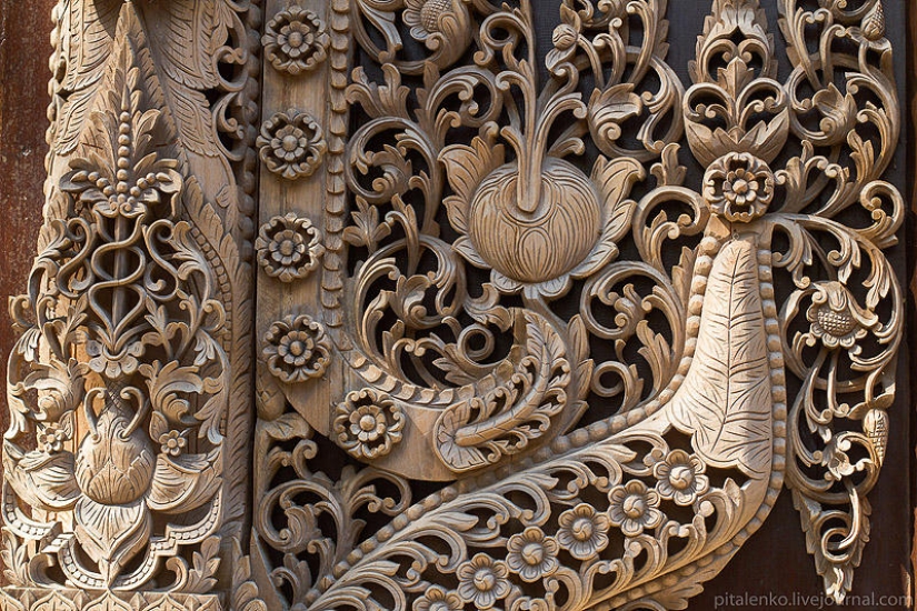 Temple of Death. The black house of Baan Si Dum. Northern Thailand