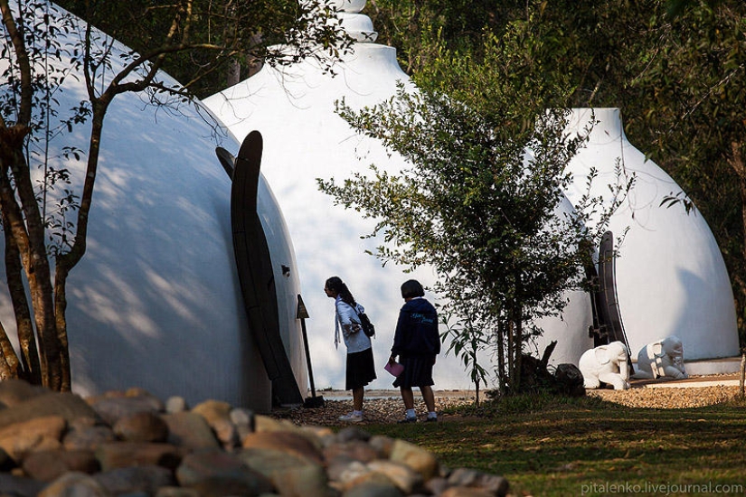 Temple of Death. The black house of Baan Si Dum. Northern Thailand