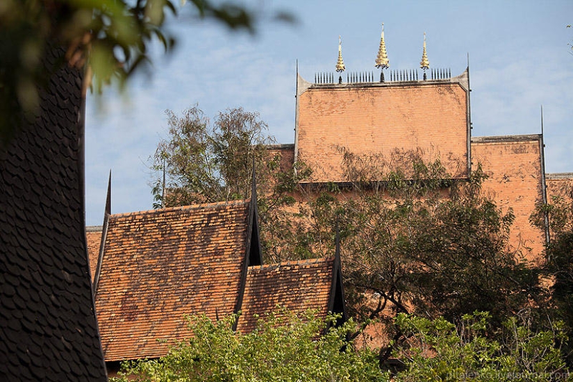 Temple of Death. The black house of Baan Si Dum. Northern Thailand