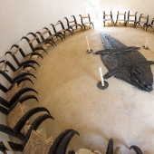 Templo de la Muerte. La casa negra de Baan Si Dum. norte de tailandia