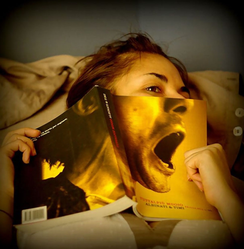 That awkward moment when the cover suits the reader