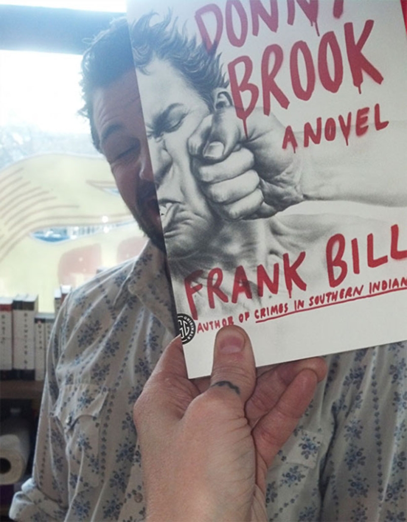 That awkward moment when the cover suits the reader