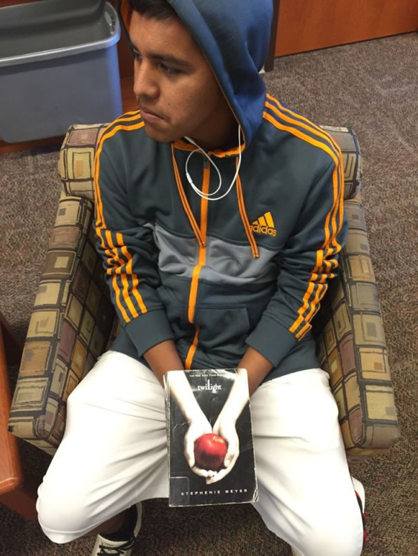 That awkward moment when the cover suits the reader