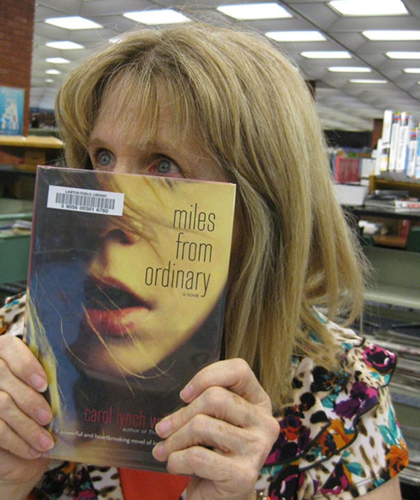 That awkward moment when the cover suits the reader