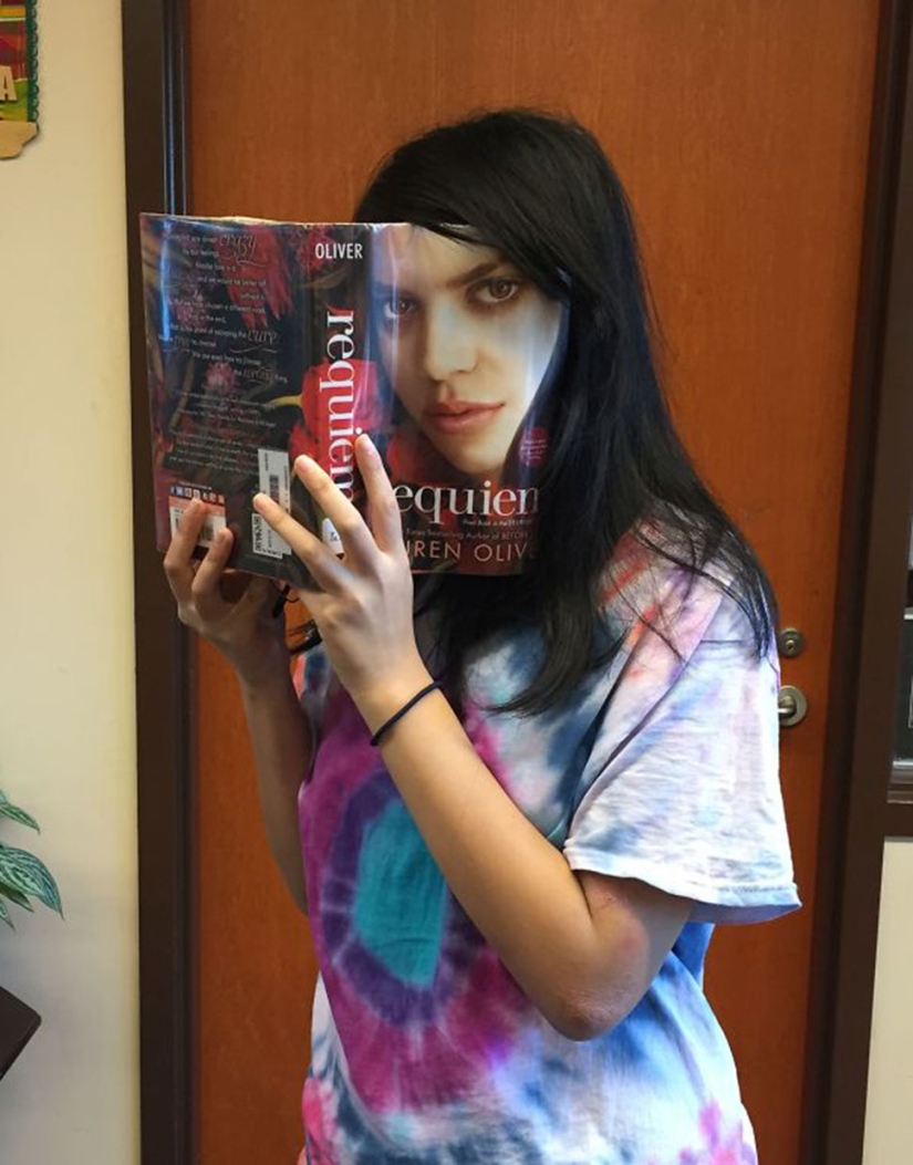 That awkward moment when the cover suits the reader