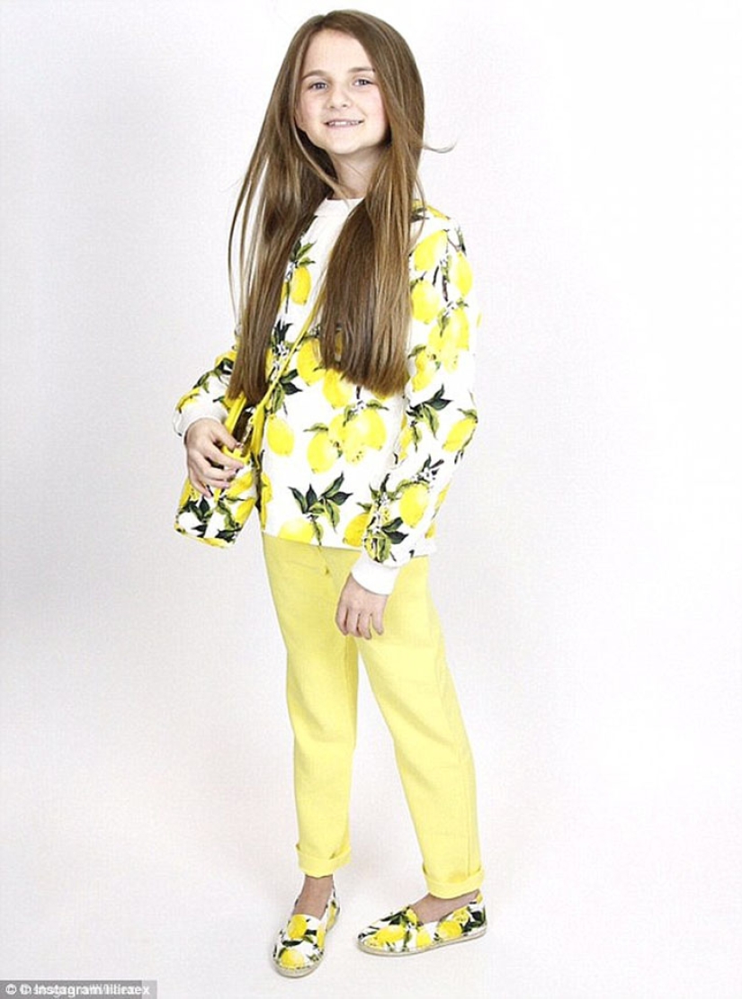 The 11-year-old is not at all a spoiled blogger whose father spends thousands of pounds on her