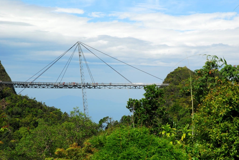 The amazing sky bridge of Langkawi