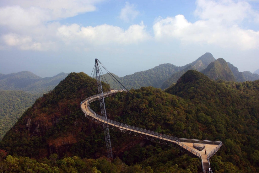 The amazing sky bridge of Langkawi
