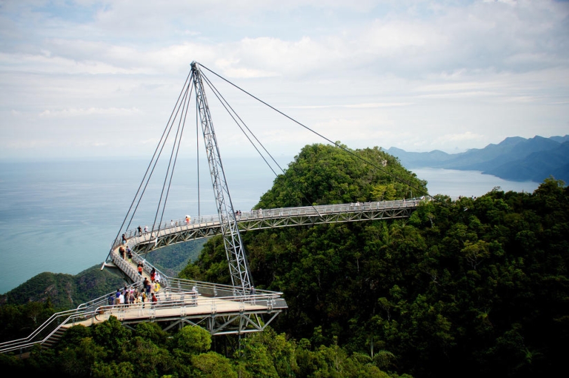 The amazing sky bridge of Langkawi