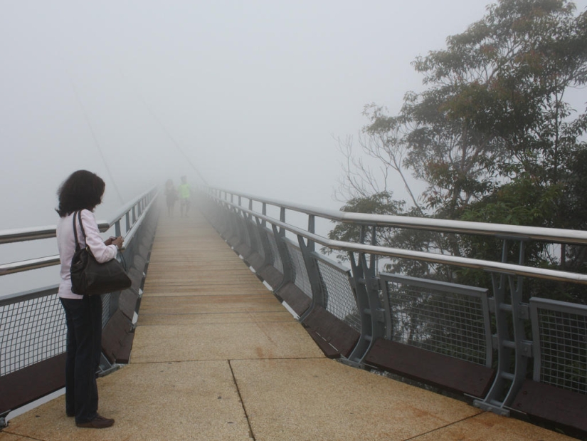 The amazing sky bridge of Langkawi