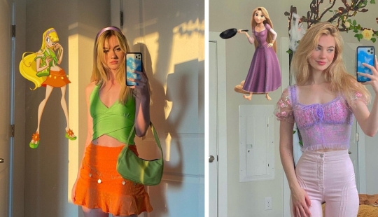 The American blogger repeated the images of toons