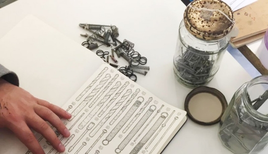 The artist decided to honor the memory of his grandfather by drawing each of the 100,000 items in his pantry.