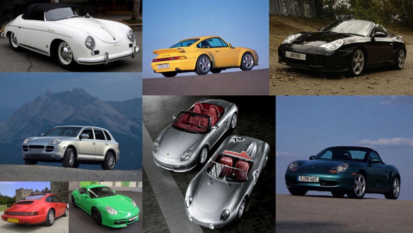 The best archive models of Porsche