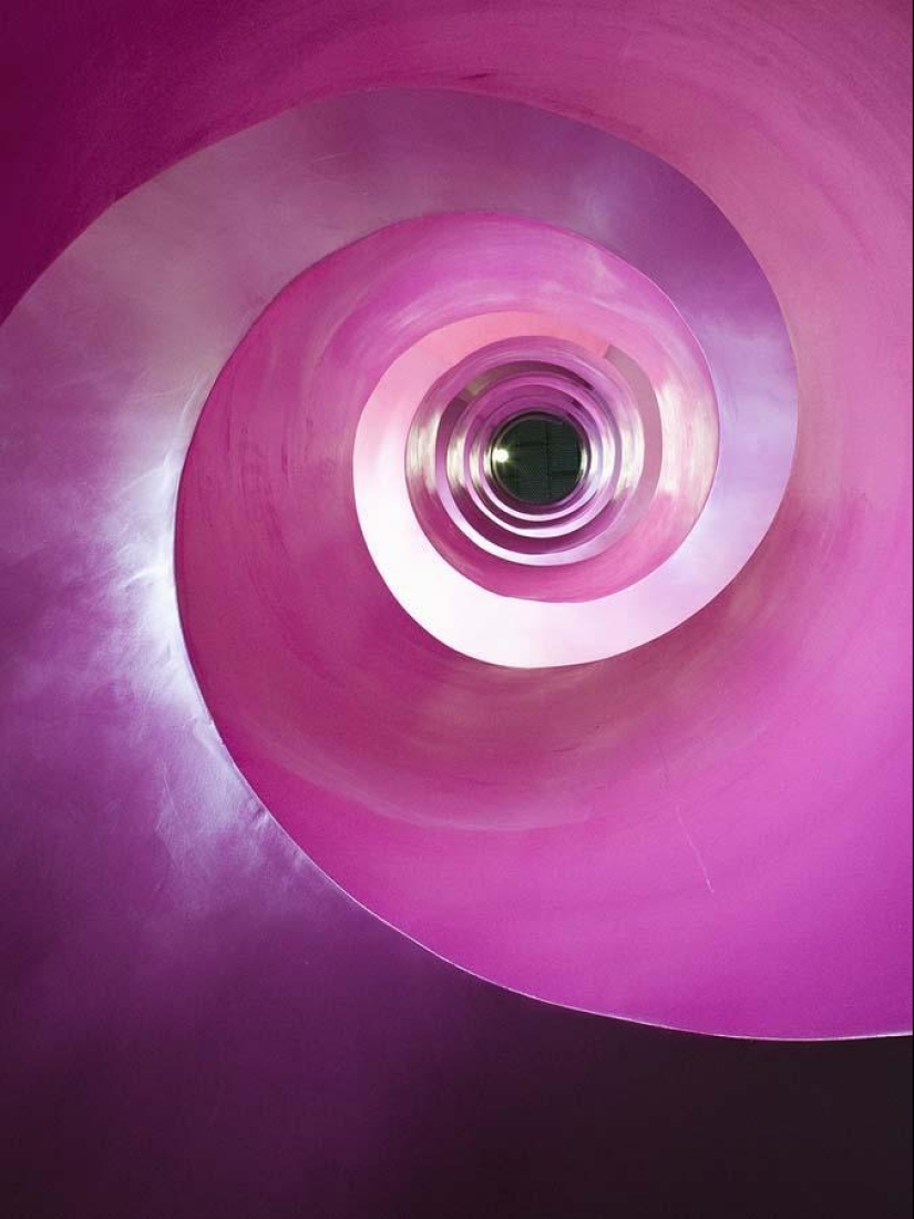 The breathtaking beauty of spiral staircases