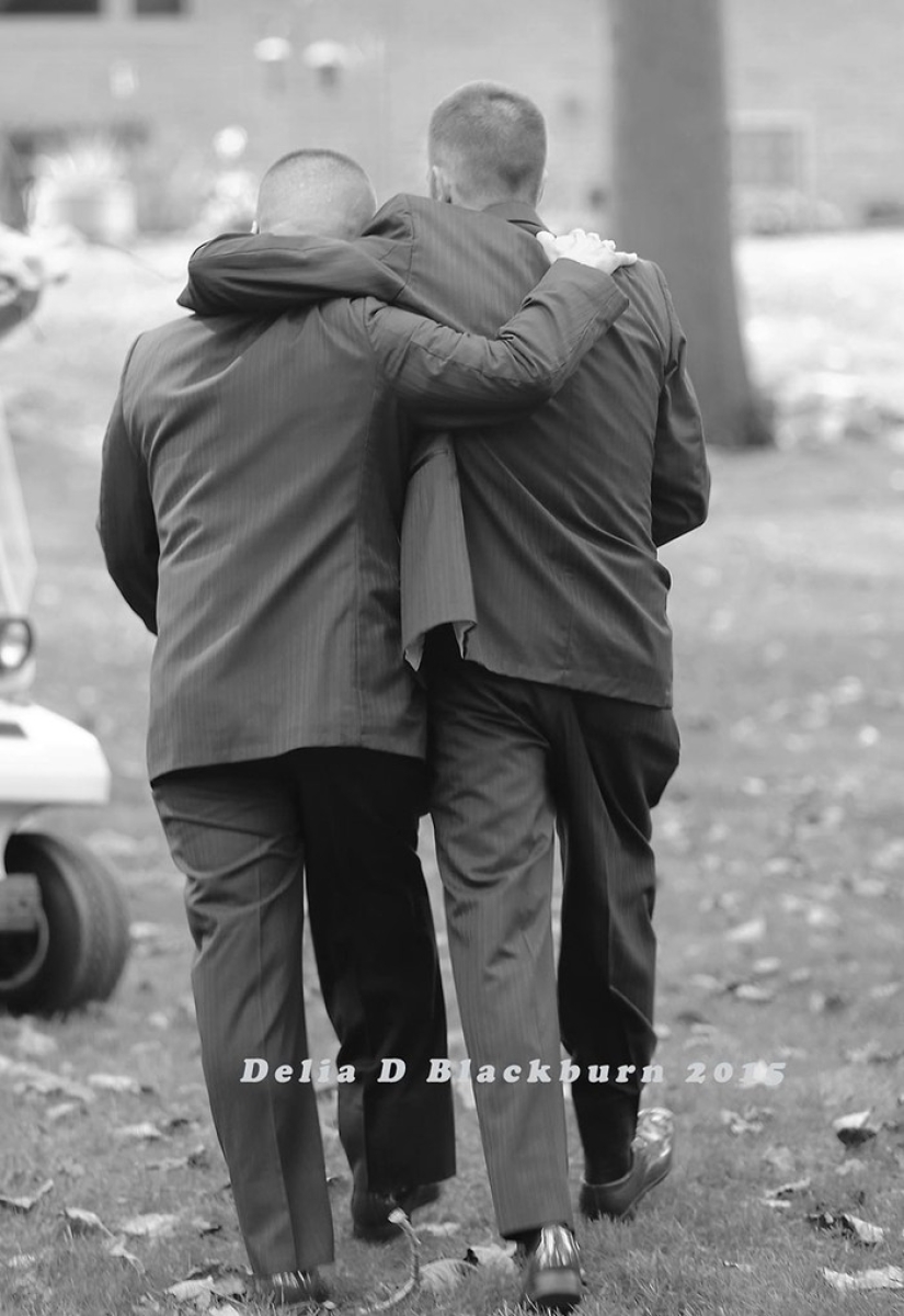 The bride's father stopped the wedding to walk his daughter down the aisle with her stepfather
