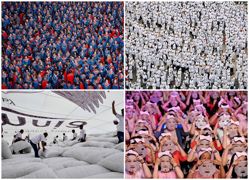 The brightest attempts to get into the Guinness Book of Records in 2013