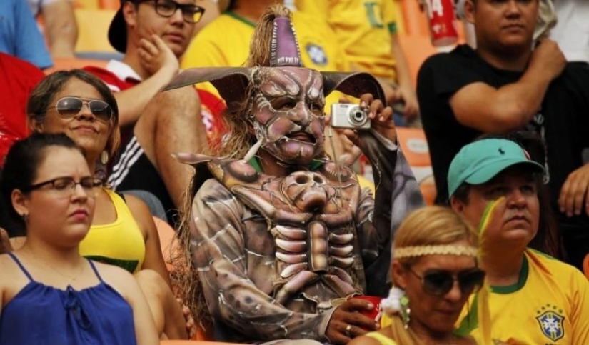 The brightest fans at the 2014 World Cup in Brazil