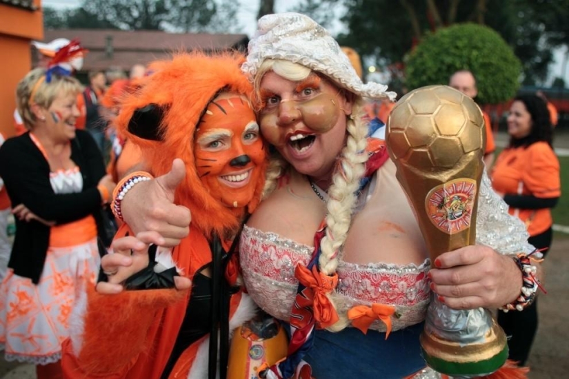 The brightest fans at the 2014 World Cup in Brazil