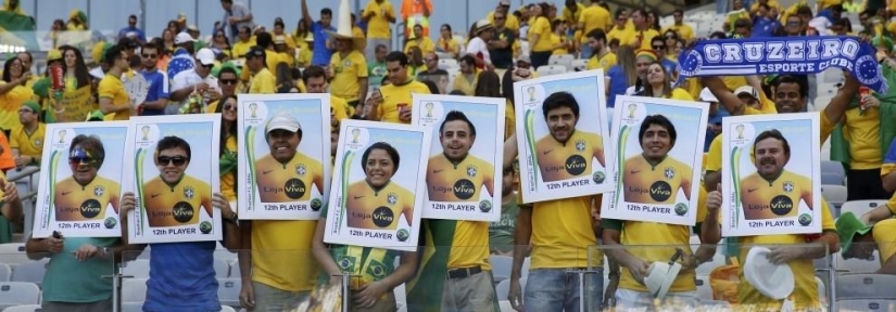The brightest fans at the 2014 World Cup in Brazil