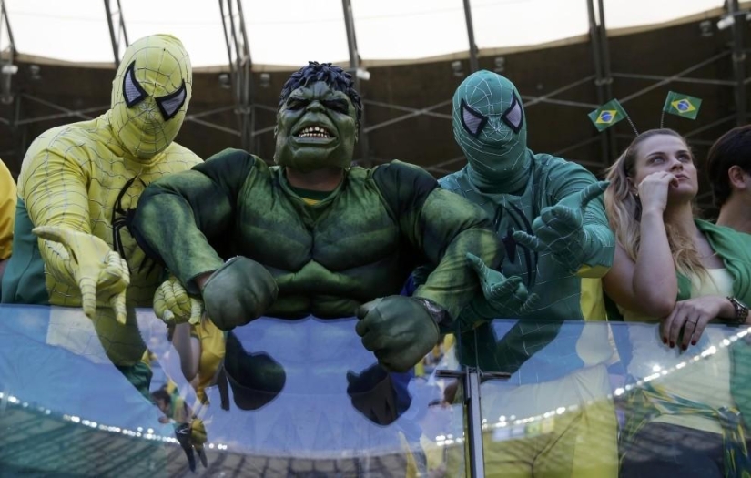 The brightest fans at the 2014 World Cup in Brazil