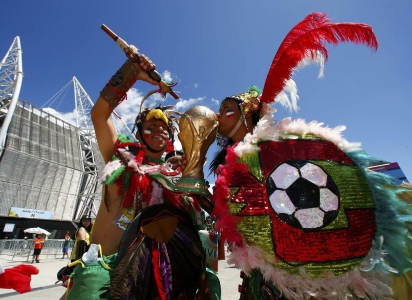 The brightest fans at the 2014 World Cup in Brazil