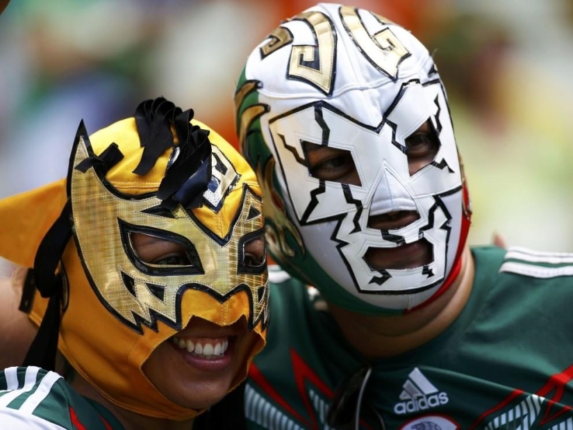 The brightest fans at the 2014 World Cup in Brazil