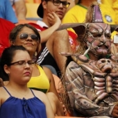 The brightest fans at the 2014 World Cup in Brazil