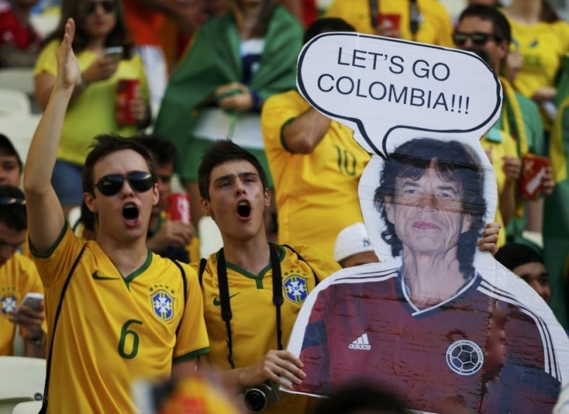 The brightest fans at the 2014 World Cup in Brazil
