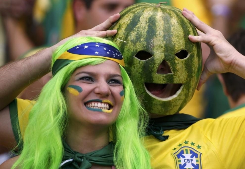 The brightest fans at the 2014 World Cup in Brazil