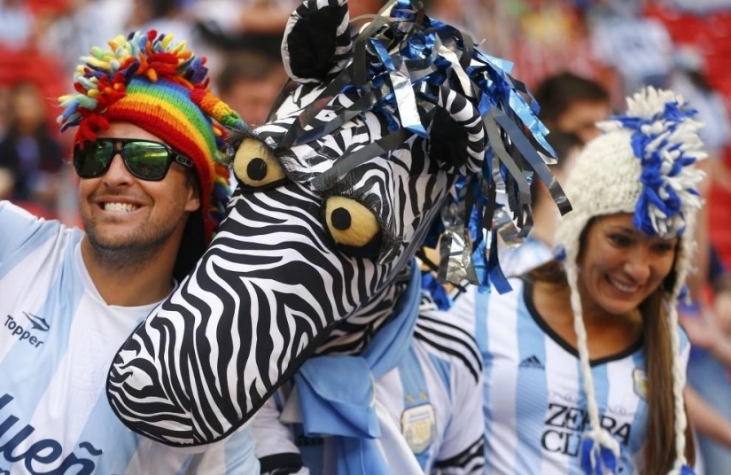 The brightest fans at the 2014 World Cup in Brazil