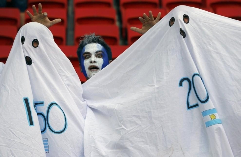 The brightest fans at the 2014 World Cup in Brazil