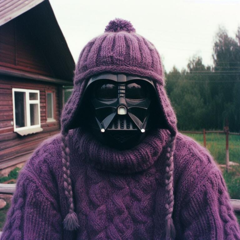 The DALLE-3 neural network sent heroes of films and TV series to the autumn dacha The DALLE-3 neural network sent heroes of films and TV series to the autumn dacha