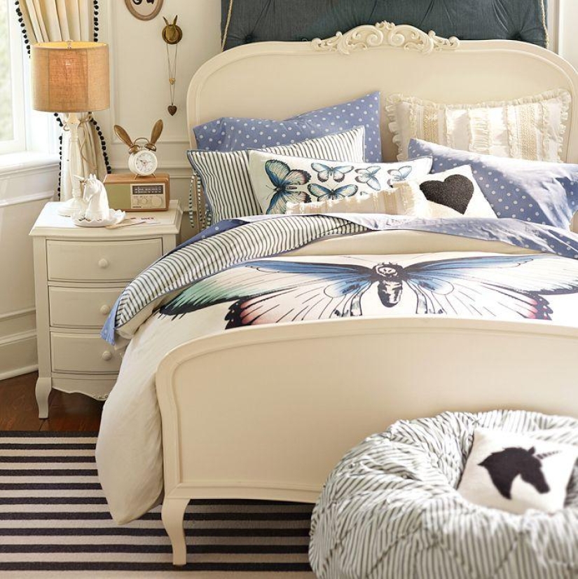 The decoration of the rooms of American teenagers