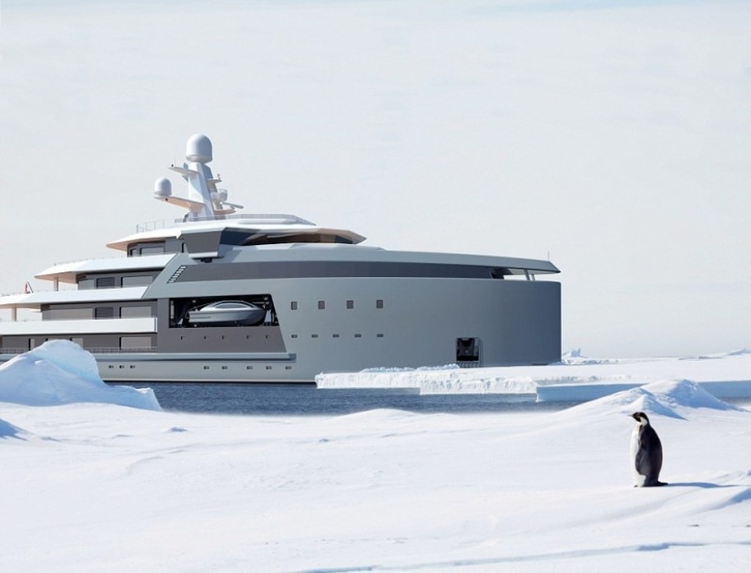 The Dutch built a luxury icebreaker yacht
