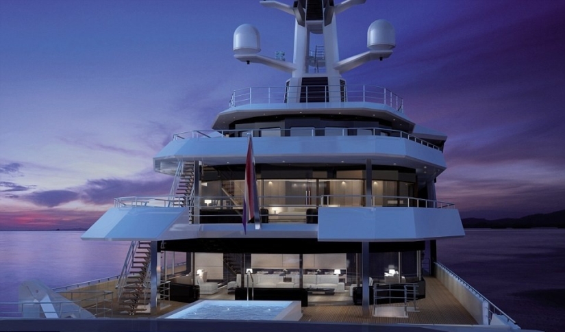 The Dutch built a luxury icebreaker yacht