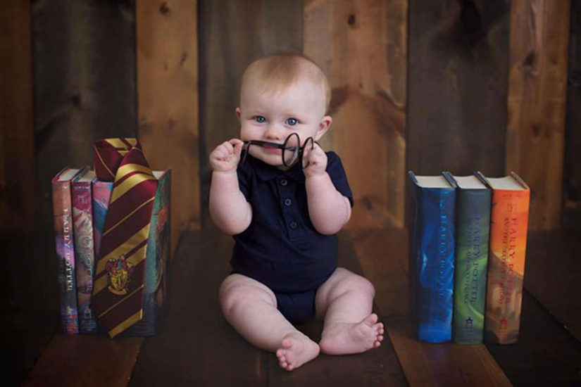 The father made a nursery in the style of Harry Potter for his little wizard