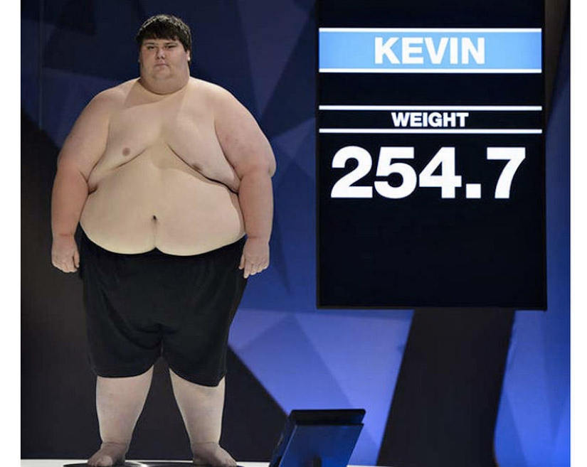 The fattest participant in the Biggest Loser program The fattest participant in the Biggest Loser program