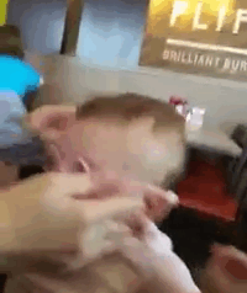 The first time — he's the coolest