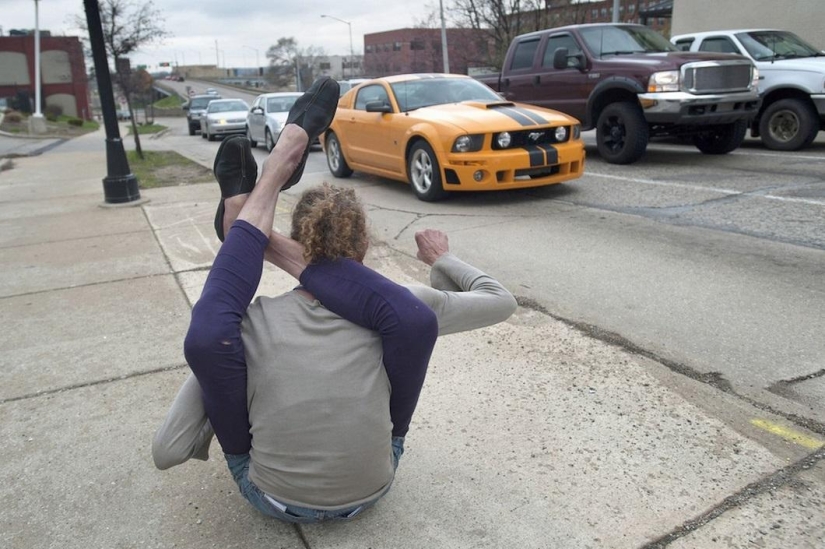 The former Playboy model became a street beggar in her old age