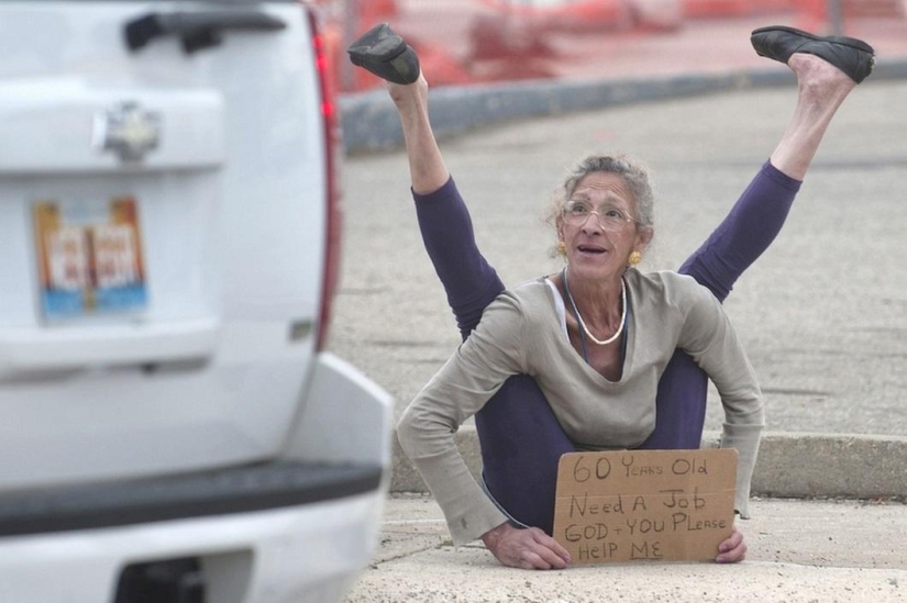 The former Playboy model became a street beggar in her old age