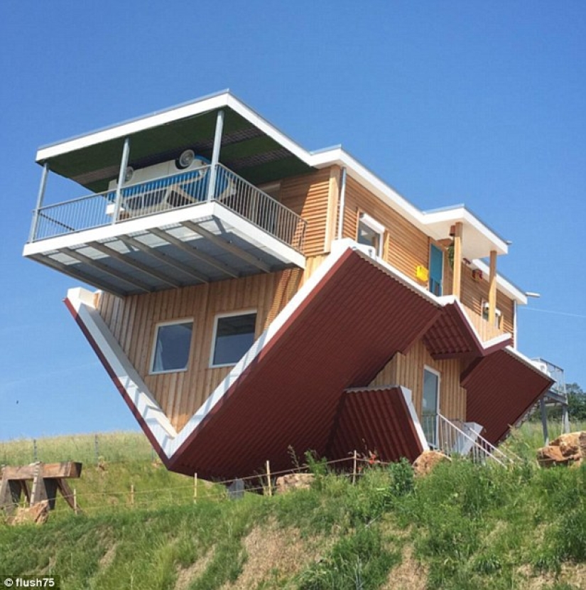 The German cafe, where everything is upside down, is wildly popular with tourists