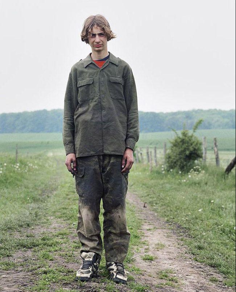 The German village is not much different from the Russian The German village is not much different from the Russian